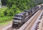 NS 8964 leads two other GE's southbound 